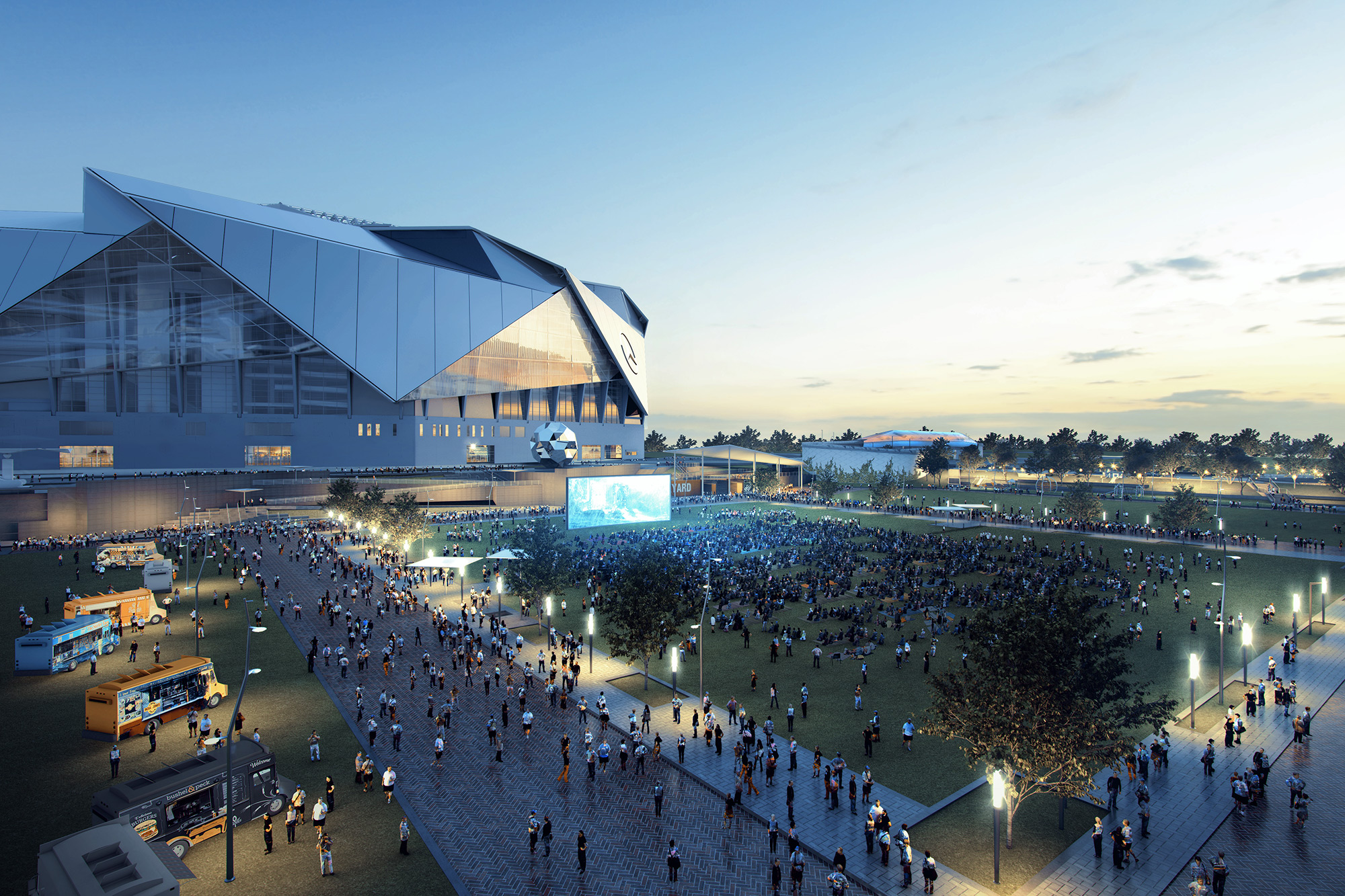 The Home Depot Backyard at Mercedes-Benz Stadium